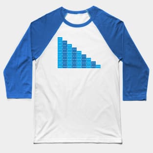 Multiplication table Baseball T-Shirt